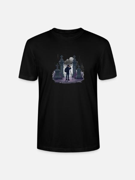 Gothic Cemetery Gate Photographer - Stanley/Stella Crafter Unisex Organic T-Shirt - black