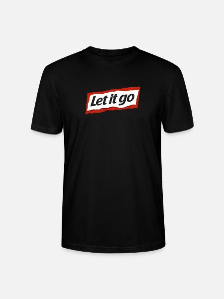 Let it go - Stanley/Stella Crafter Unisex Organic T-Shirt - black