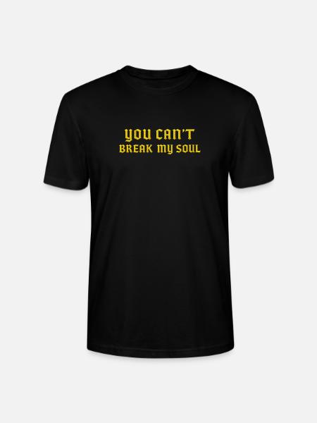 Unbreakable Soul in Gold - Stanley/Stella Crafter Unisex Organic T-Shirt - black