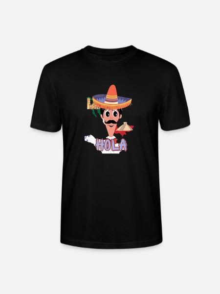 Multilingual - Mexican Shirt - Stanley/Stella Crafter Unisex Organic T-Shirt - black