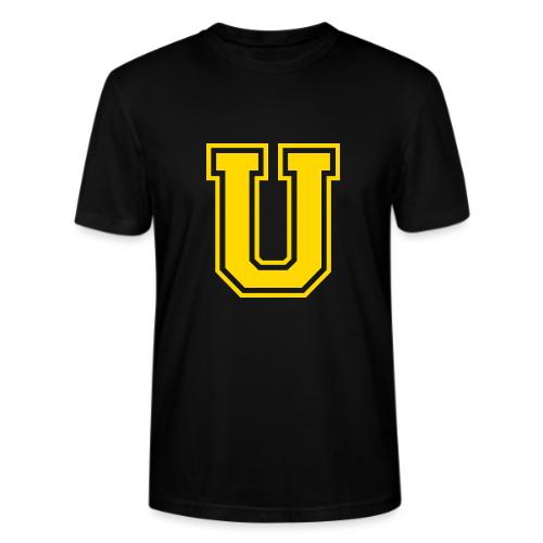 Letter U – Capital Athletic Alphabet Monogram - Stanley/Stella Crafter Unisex Organic T-Shirt
