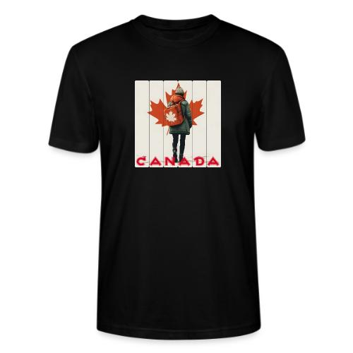 Canada: Proud Canadian Woman - Stanley/Stella Crafter Unisex Organic T-Shirt