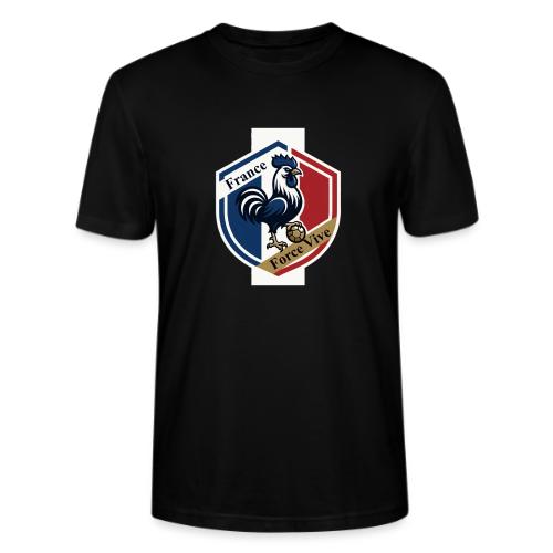 France Rooster T-Shirt, Bleu-Blanc-Rouge gift - Stanley/Stella Crafter Unisex Organic T-Shirt