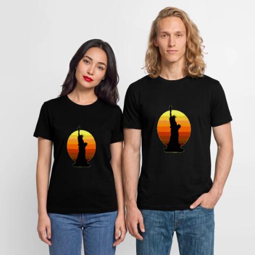 USA: Golden Horizon Liberty - Stanley/Stella Crafter Unisex Organic T-Shirt