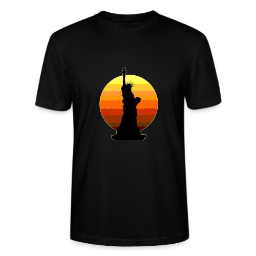 USA: Golden Horizon Liberty - Stanley/Stella Crafter Unisex Organic T-Shirt