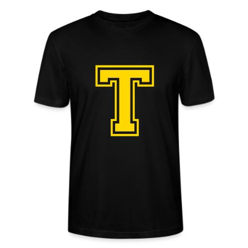 Letter T – Capital Athletic Alphabet Monogram - Stanley/Stella Crafter Unisex Organic T-Shirt