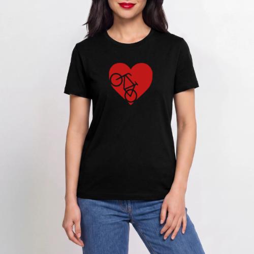 heart_bicycle_cutout - Stanley/Stella Crafter Unisex Organic T-Shirt
