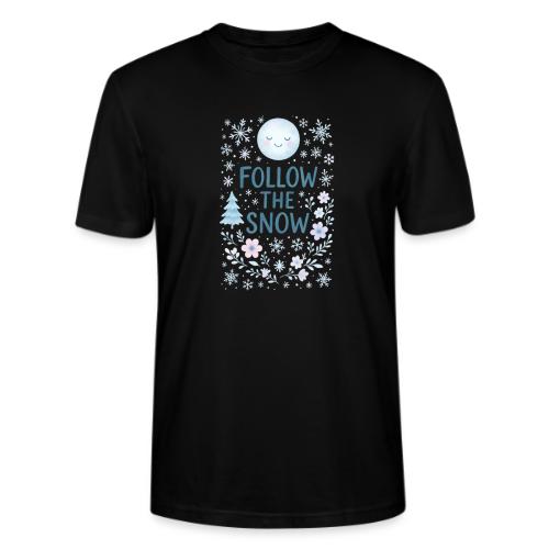Follow the Snow – Cozy Winter Watercolor - Stanley/Stella Crafter Unisex Organic T-Shirt