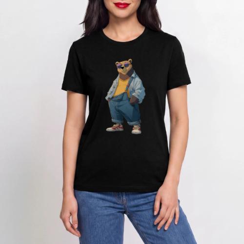 Fashion Streetwear Bear Cartoon Art - Stanley/Stella Crafter Unisex Organic T-Shirt