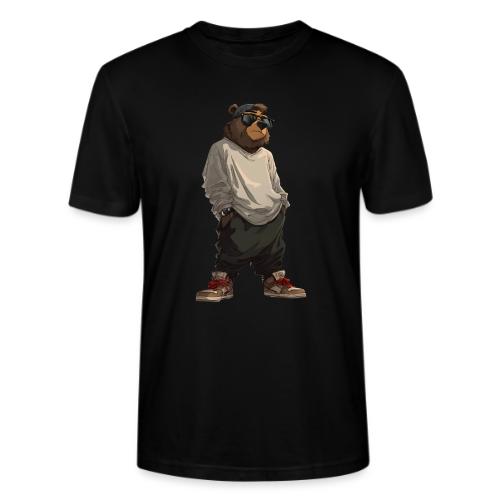Urban Streetwear Bear Cool Apparel Design - Stanley/Stella Crafter Unisex Organic T-Shirt