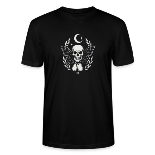 Skull butterfly dog tags - Stanley/Stella Crafter Unisex Organic T-Shirt