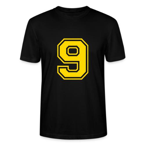 Number 9 in a classic athletic collegiate font - Stanley/Stella Crafter Unisex Organic T-Shirt