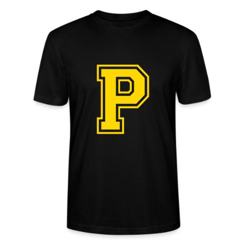 Letter P – Capital Athletic Alphabet Monogram - Stanley/Stella Crafter Unisex Organic T-Shirt