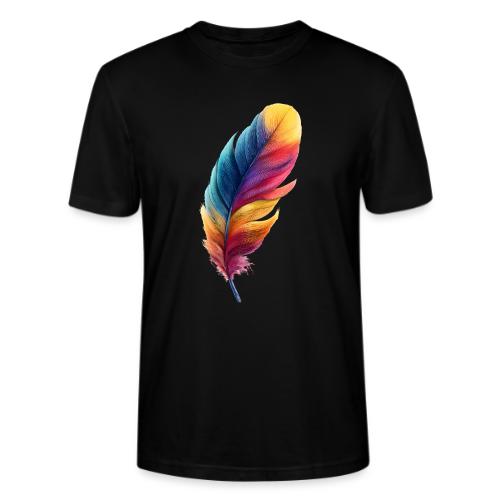 Rainbow Flight Feather - Stanley/Stella Crafter Unisex Organic T-Shirt