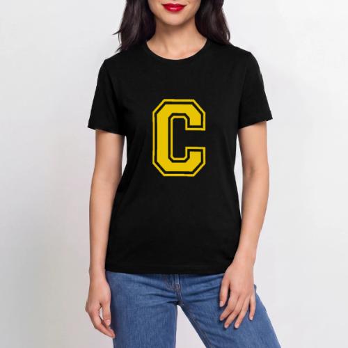 Letter C – Capital Athletic Alphabet Monogram - Stanley/Stella Crafter Unisex Organic T-Shirt