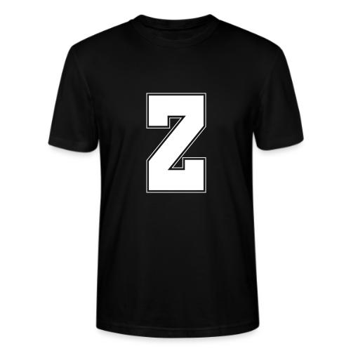White Letter Z – Varsity Alphabet Monogram - Stanley/Stella Crafter Unisex Organic T-Shirt