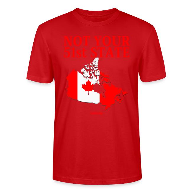 Canada Is Not Your 51st State - Canada Map Flag
