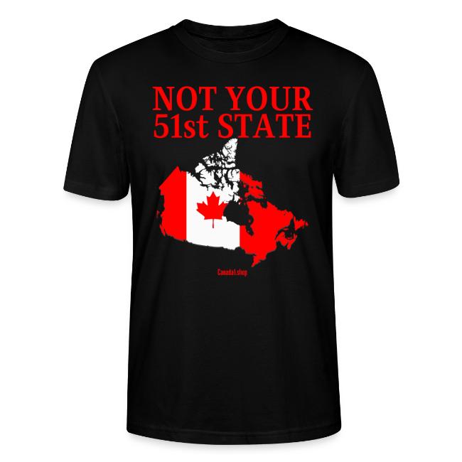 Canada Is Not Your 51st State - Canada Map Flag