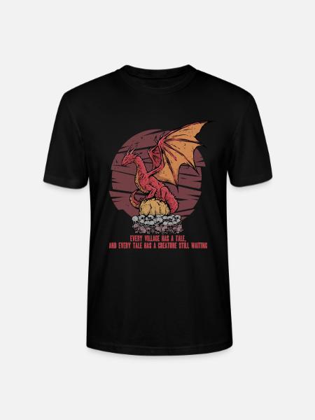 European Dragon Creature Mythological Creatures - Stanley/Stella Crafter Unisex Organic T-Shirt - black