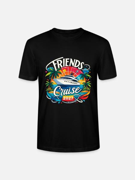 Friends Cruise 2027 - Stanley/Stella Crafter Unisex Organic T-Shirt - black