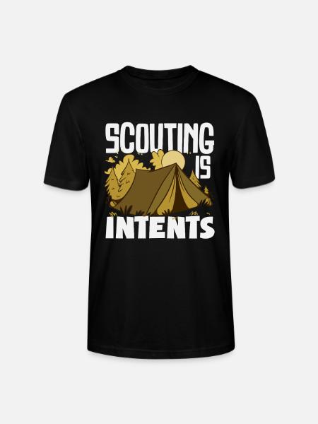 Scouting Is Itents Funny Scout - Stanley/Stella Crafter Unisex Organic T-Shirt - black