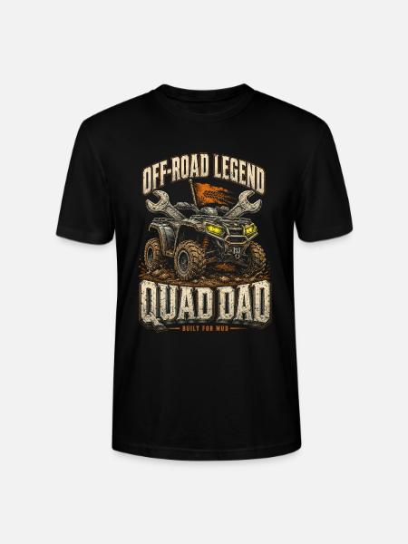 ATV Quad ATVs Quad Dad - Stanley/Stella Crafter Unisex Organic T-Shirt - black