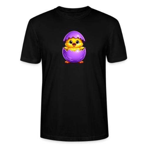 Easter Chick Purple - Stanley/Stella Crafter Unisex Organic T-Shirt
