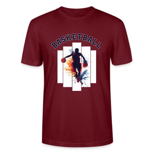 Basketball Never Stops - Stanley/Stella Crafter Unisex Organic T-Shirt