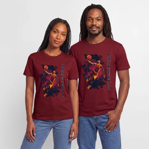 Basketball Charge - Stanley/Stella Crafter Unisex Organic T-Shirt