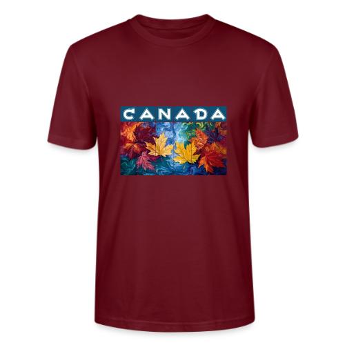 Canada in Brushstrokes - Stanley/Stella Crafter Unisex Organic T-Shirt