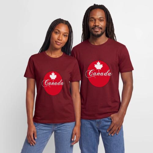 Canada in red and white - Stanley/Stella Crafter Unisex Organic T-Shirt