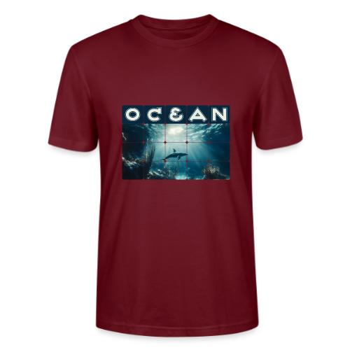 Ocean: Dolphin’s Serenity - Stanley/Stella Crafter Unisex Organic T-Shirt