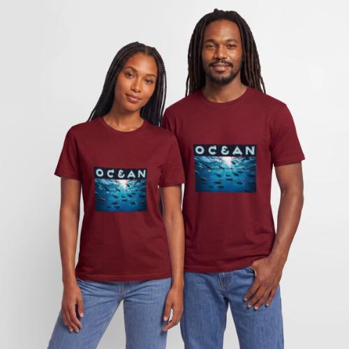 Ocean: Silver Tide - Stanley/Stella Crafter Unisex Organic T-Shirt