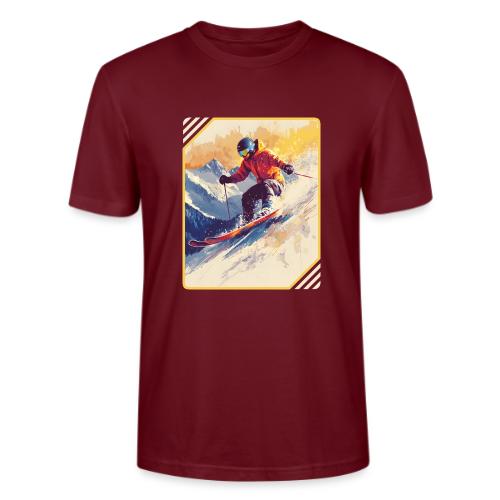Skiing Through Snow Dreams - Stanley/Stella Crafter Unisex Organic T-Shirt
