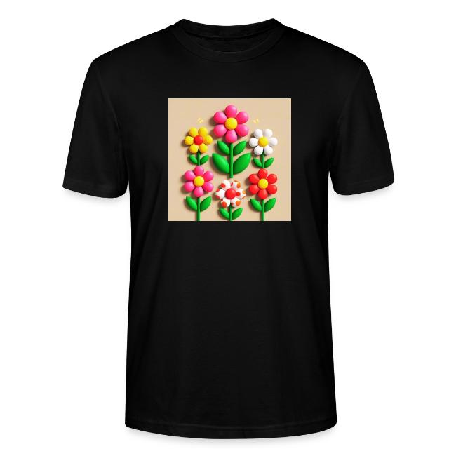 3D Flowers and Butterflies in Amber, Floral Design