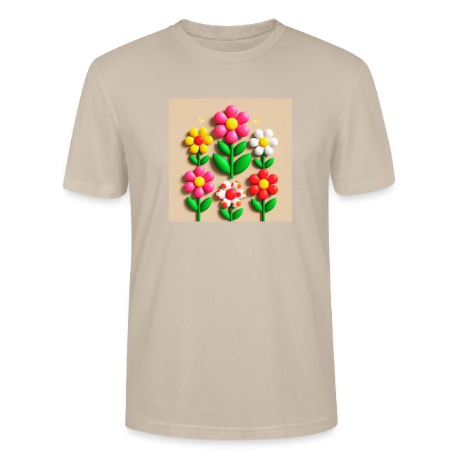 3D Flowers and Butterflies in Amber, Floral Design