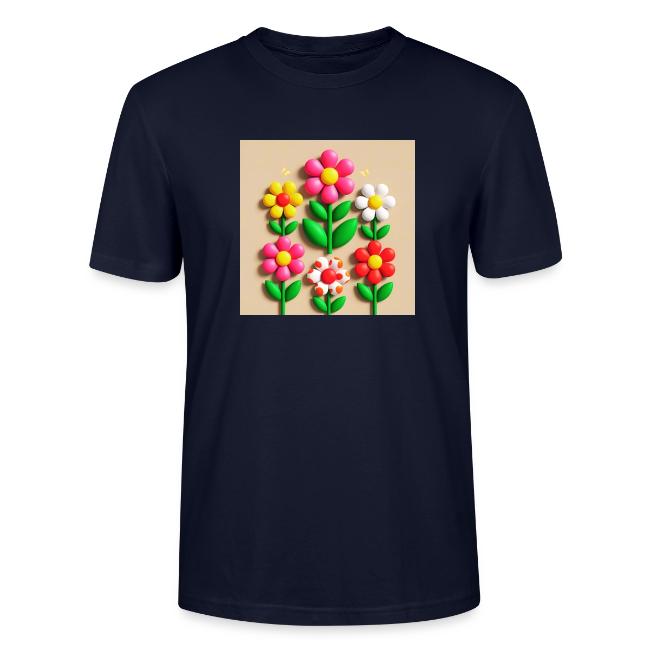 3D Flowers and Butterflies in Amber, Floral Design