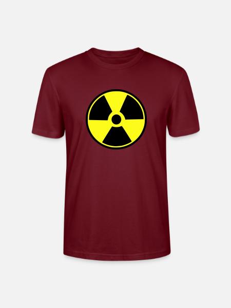 radioactive - Stanley/Stella Crafter Unisex Organic T-Shirt - burgundy