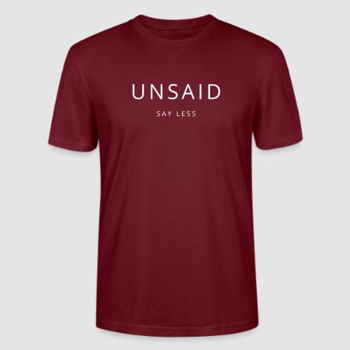 Minimal Streetwear “UNSAID” Modern Minimal Fashion - Stanley/Stella Crafter Unisex Organic T-Shirt
