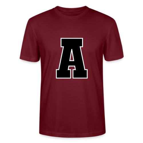 Varsity Letter A Athletic Monogram Design - Stanley/Stella Crafter Unisex Organic T-Shirt