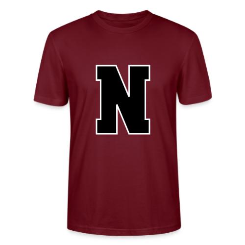 Varsity Letter N Athletic Font Graphic - Stanley/Stella Crafter Unisex Organic T-Shirt