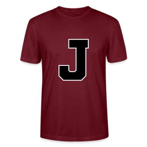 Varsity Letter J Athletic Alphabet Graphic - Stanley/Stella Crafter Unisex Organic T-Shirt