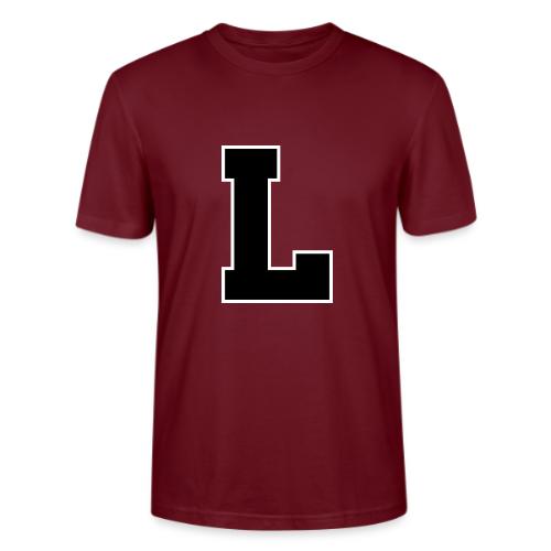 Varsity Letter L Athletic Monogram - Stanley/Stella Crafter Unisex Organic T-Shirt