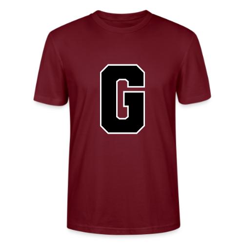 Varsity Letter G Collegiate Alphabet Art - Stanley/Stella Crafter Unisex Organic T-Shirt