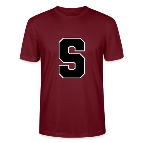 Varsity Letter S Collegiate Alphabet Art - Stanley/Stella Crafter Unisex Organic T-Shirt