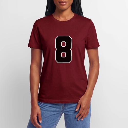 Varsity Number 8 College Style - Stanley/Stella Crafter Unisex Organic T-Shirt