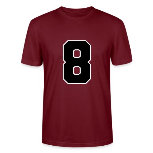 Varsity Number 8 College Style - Stanley/Stella Crafter Unisex Organic T-Shirt