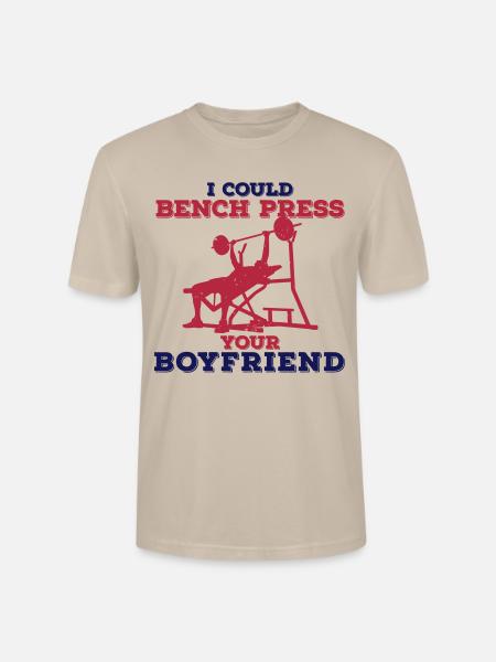 Bench Press - Stanley/Stella Crafter Unisex Organic T-Shirt - dust