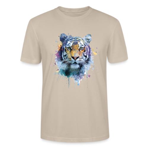 Splash-Art Tiger Face - Stanley/Stella Crafter Unisex Organic T-Shirt