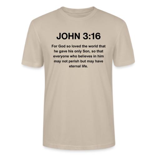 John 3:16 Christian Apparel – Bible Verse Clothing - Stanley/Stella Crafter Unisex Organic T-Shirt